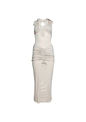 Di Petsa ruched dress - Neutrals
