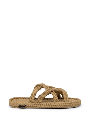 BOHONOMAD Bodrum rope-detail braided espadrilles - Neutrals