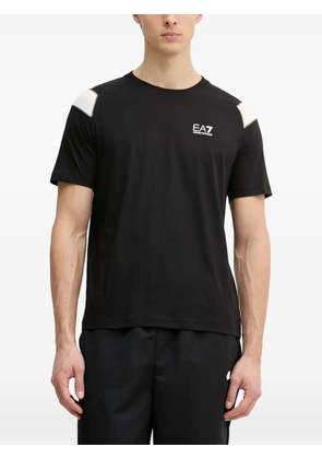 Ea7 Emporio Armani logo-print T-shirt - Black