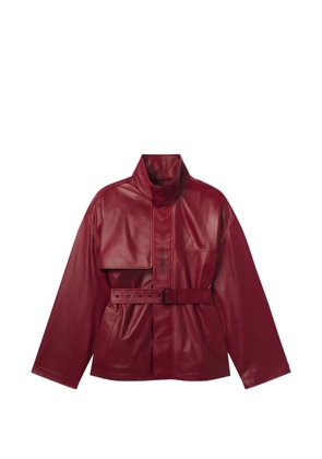 FRAME Alexandra leather jacket - Red