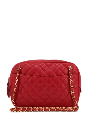 CHANEL Pre-Owned 1991 Camera quilted handbag - Red