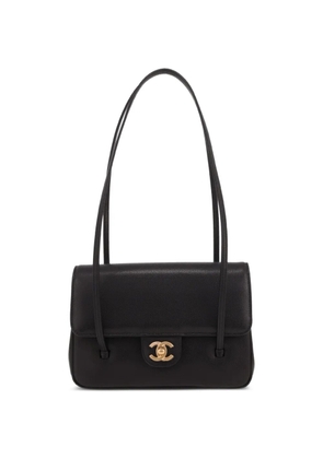 CHANEL Pre-Owned 2026 small Sac à rabat grained leather shoulder bag - Black