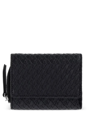 Armani Exchange logo-debossed wallet - Black