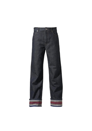 LOEWE turn-up jeans - Blue