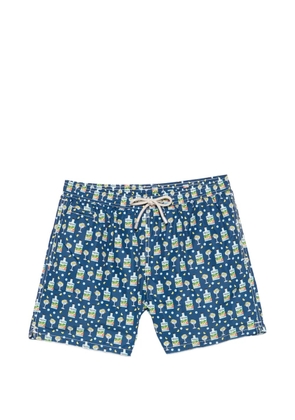 MC2 Saint Barth printed swim shorts - Blue