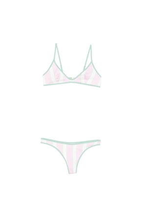 MC2 Saint Barth striped bikini - White