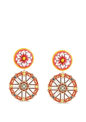 Dolce & Gabbana Carretto wheel clip earrings - Gold