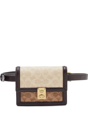 Coach Hutton turn-lock belt bag - Brown