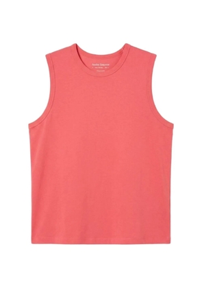 Another Tomorrow sleeveless organic-cotton T-shirt - Pink
