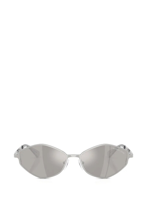 Michael Kors Gold Coast geometric-frame sunglasses - Silver