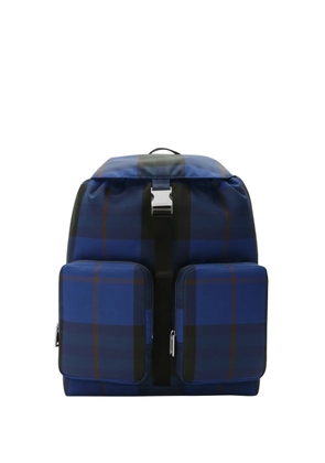 Burberry medium Check backpack - Blue