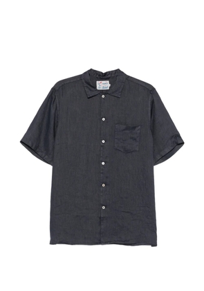 MC2 Saint Barth linen chest-pocket shirt - Blue