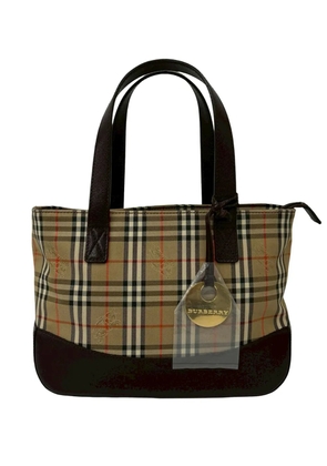 Burberry Pre-Owned 2000-2017 House Check Canvas handbag - Neutrals