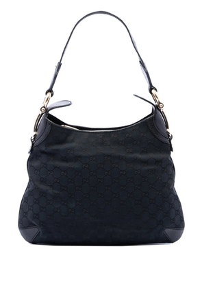 Gucci Pre-Owned 2000-2015 GG Canvas Horsebit Creole hobo bag - Black