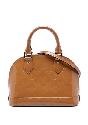 Louis Vuitton Pre-Owned 2013 Monogram Vernis Alma BB satchel - Brown