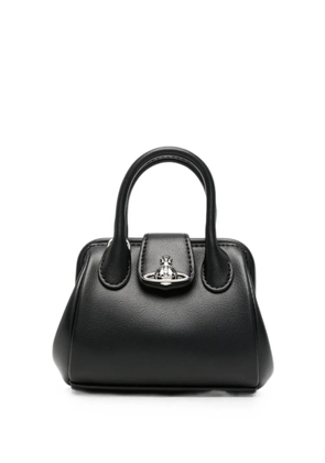 Vivienne Westwood logo-plaque tote bag - Black