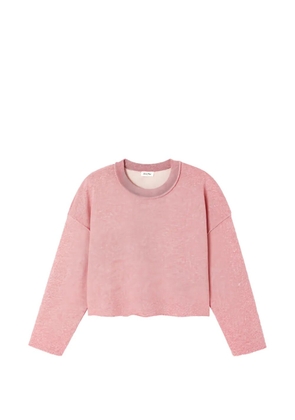American Vintage crew-neck long-sleeve sweatshirt - Pink