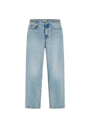 Tommy Hilfiger logo-plaque chain-link jeans - Blue