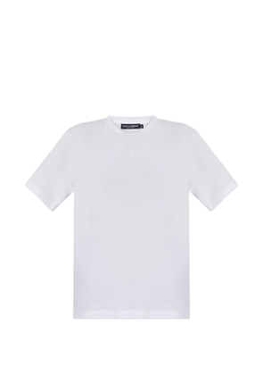 Dolce & Gabbana DG embroidered T-shirt - White