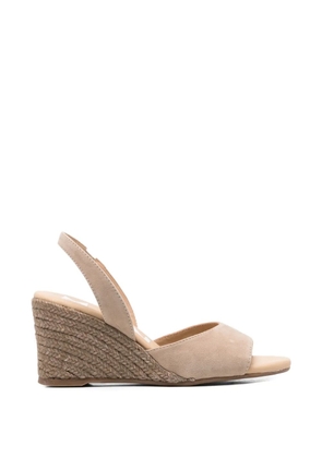 Manebi slingback wedge sandals - Neutrals