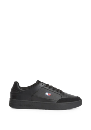 Tommy Hilfiger perforated panel-detail sneakers - Black