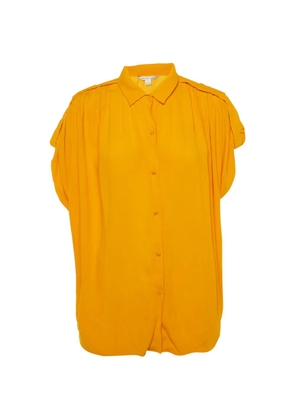 DVF Diane von Furstenberg Karin draped shirt - Yellow