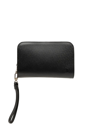 Louis Vuitton Pre-Owned 2012 Taiga Pochette Baikal clutch bag - Black