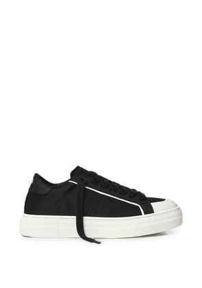 Demna logo-print platform sneakers - Black