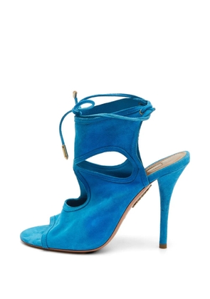 Aquazzura Sexy Thing cutout heeled sandals - Blue