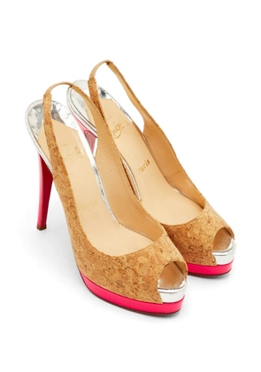 Christian Louboutin Pre-Owned Catenita platform sandals - Neutrals