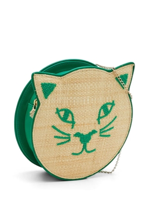 Charlotte Olympia Kitty clutch bag - Green
