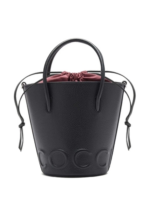 Coccinelle Myrtha Maxi Logo bucket bag - Black