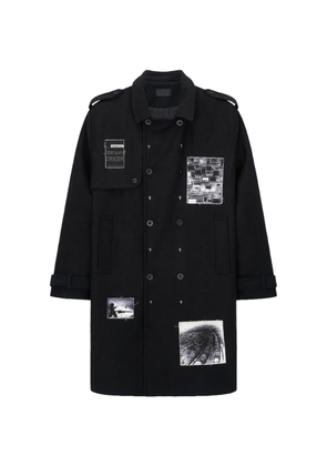 RTA Julian patch-detail trench coat - Black