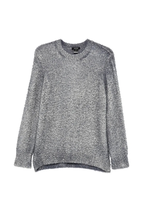 Avant Toi bouclé-knit crew-neck knitwear - Grey