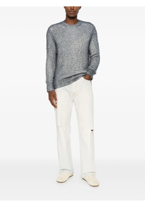 Avant Toi bouclé-knit crew-neck knitwear - Grey