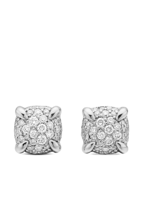 David Yurman sterling silver Petite Chatelaine diamond stud earrings (6.5mm)