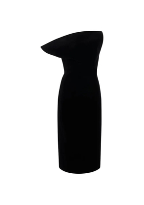 KHAITE Sato dress in black velvet