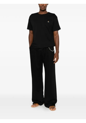 Vivienne Westwood Orb-embroidered T-shirt - Black