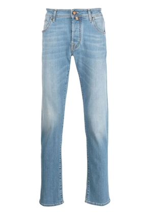 Jacob Cohën mid-rise straight-leg jeans - Blue