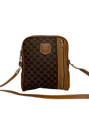 Celine Pre-Owned 2006 Macadam Coated Canvas crossbody bag - Brown
