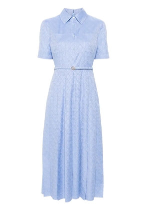 Gucci GG Supreme-print midi dress - Blue