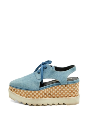 Stella McCartney Pre-Owned Elyse cut-out sneakers - Blue