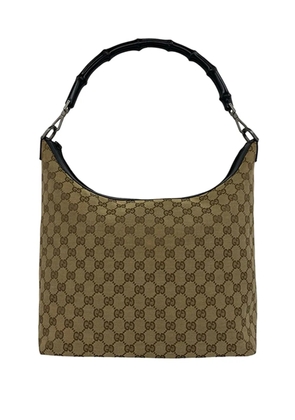 Gucci Pre-Owned 2000-2015 GG Canvas Bamboo shoulder bag - Neutrals