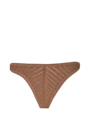 Devon Windsor Lola bikini bottoms - Brown