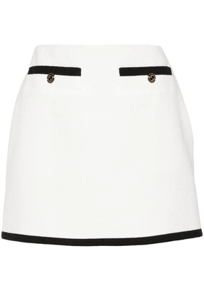 Gucci tweed mini skirt - White