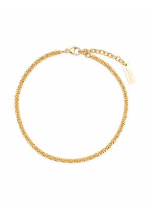 Saint Laurent Small Faceted cable-chain bracelet - Gold