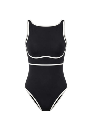 Rip Curl Mirage Fusion piped swimsuit - Black