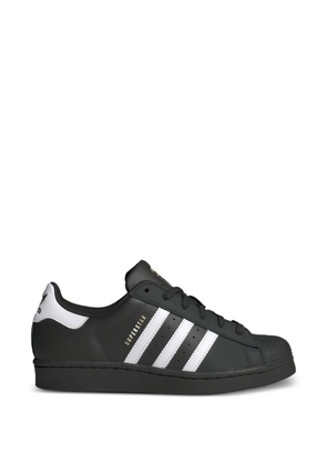 adidas superstar striped sneakers - Black