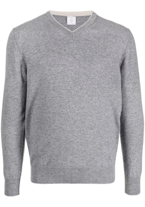 Eleventy V-neck cashmere jumper - Grey