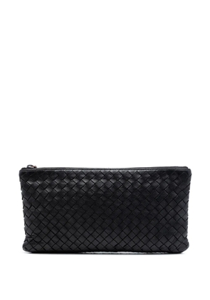 Bottega Veneta Pre-Owned 2012-2026 Nappa Intrecciato Zip pouch - Black